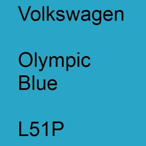 Volkswagen, Olympic Blue, L51P.